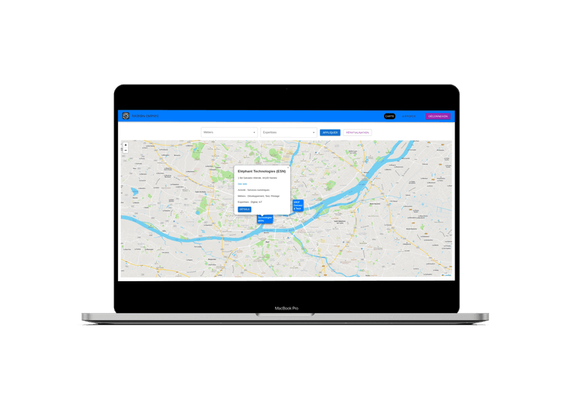 Screenshot of the CodeForge project