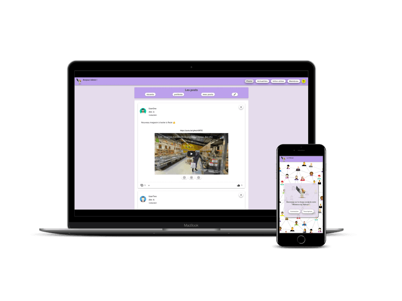 Screenshot of the Pélican project